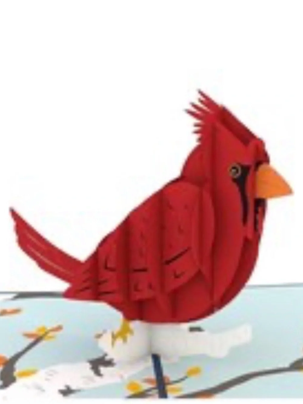 Love Snowy Owl & Cardinal 3D Pop-Up Card Set - White & Red